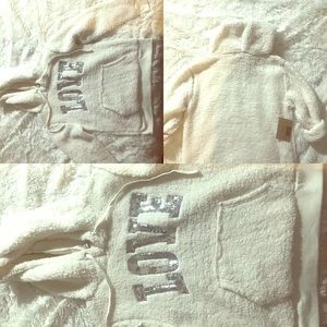 Chance or fate Sherpa Love hooded sweater